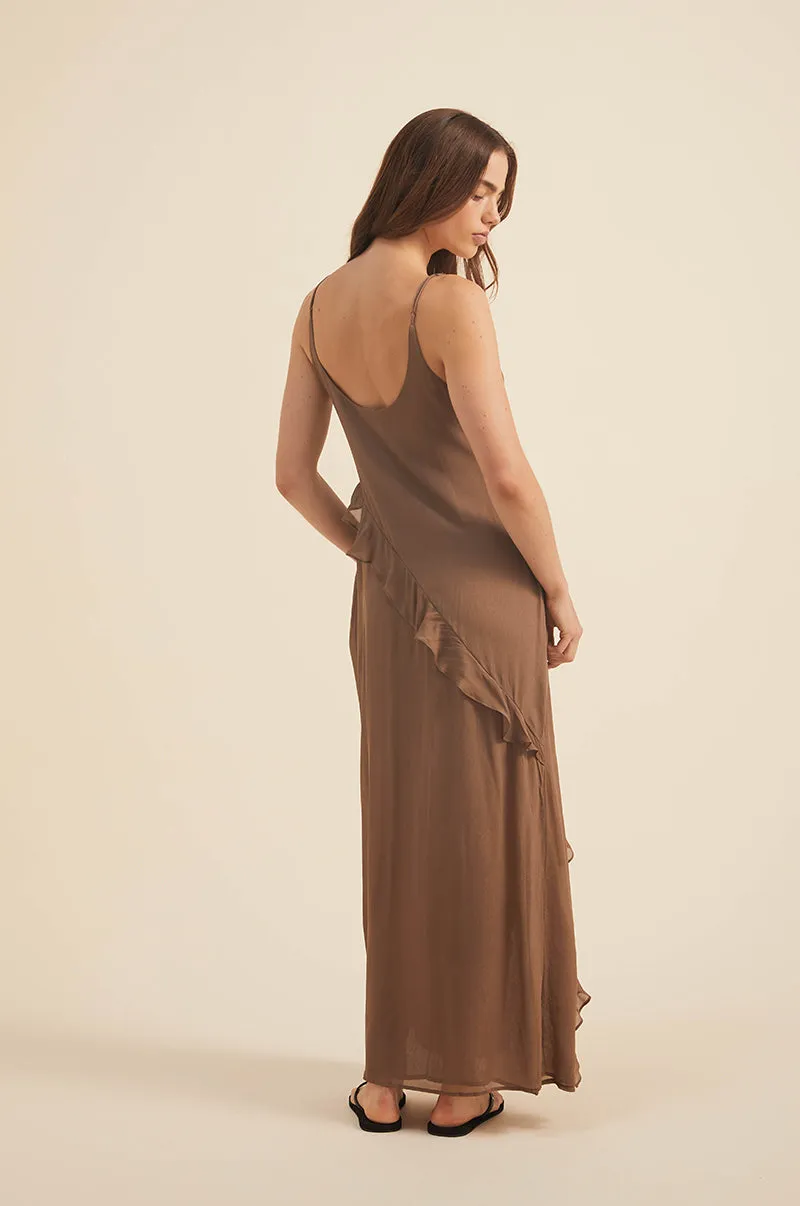 AELIA Maxi Dress - mocha