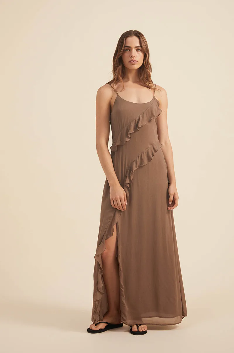 AELIA Maxi Dress - mocha