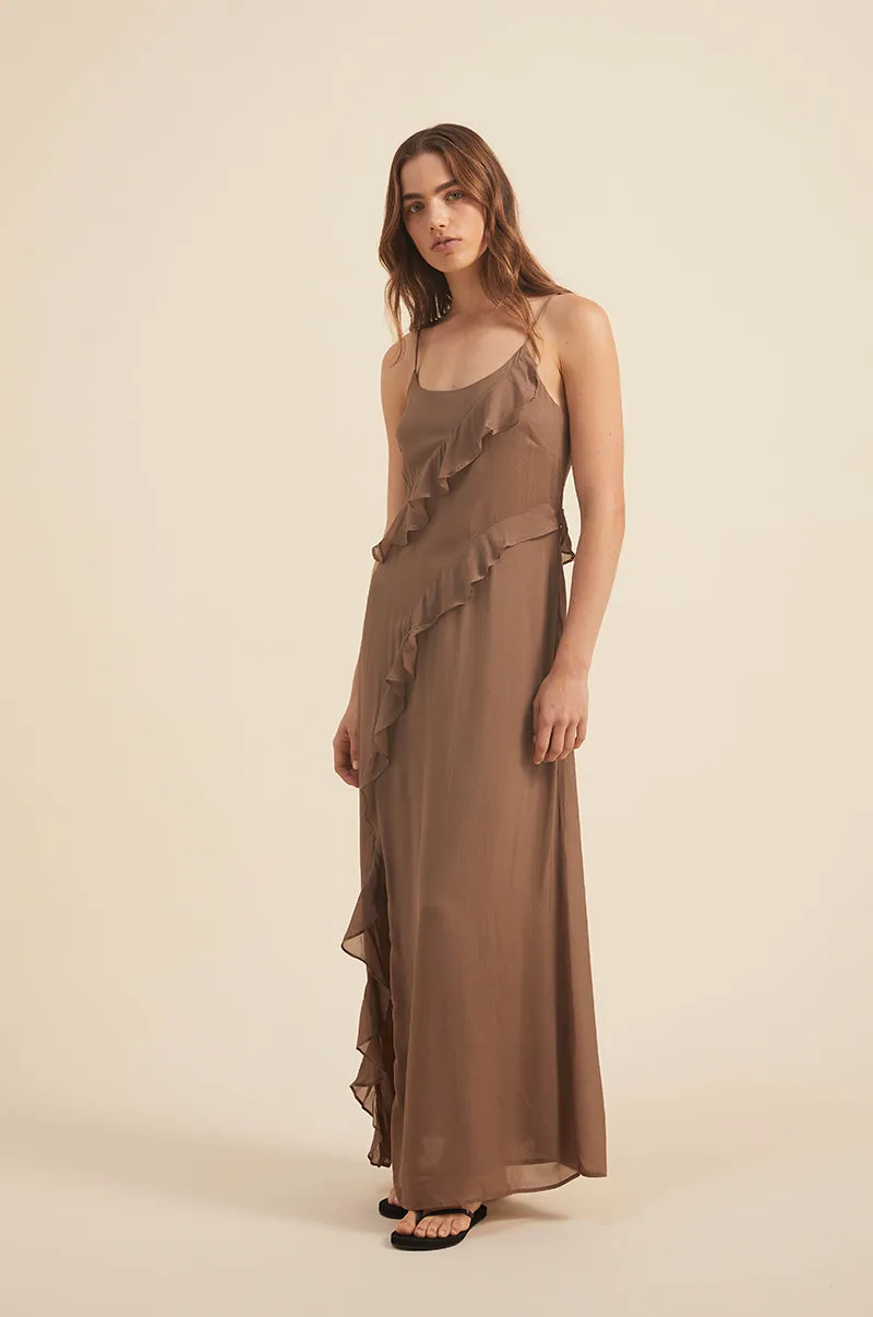 AELIA Maxi Dress - mocha