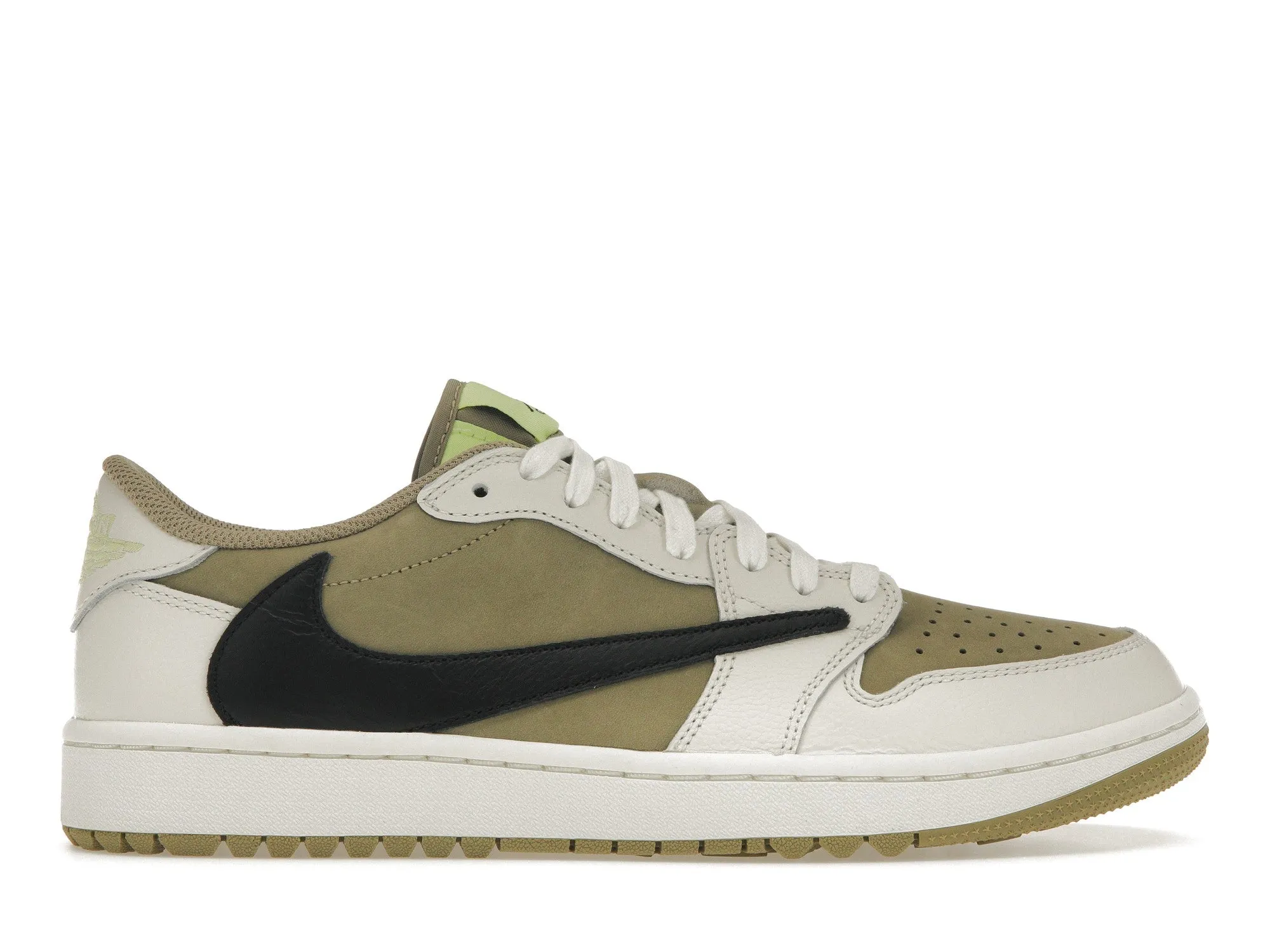 Air Jordan Retro 1 Low Golf Travis Scott Neutral Olive