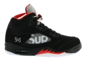 Air Jordan Retro 5 Supreme Black