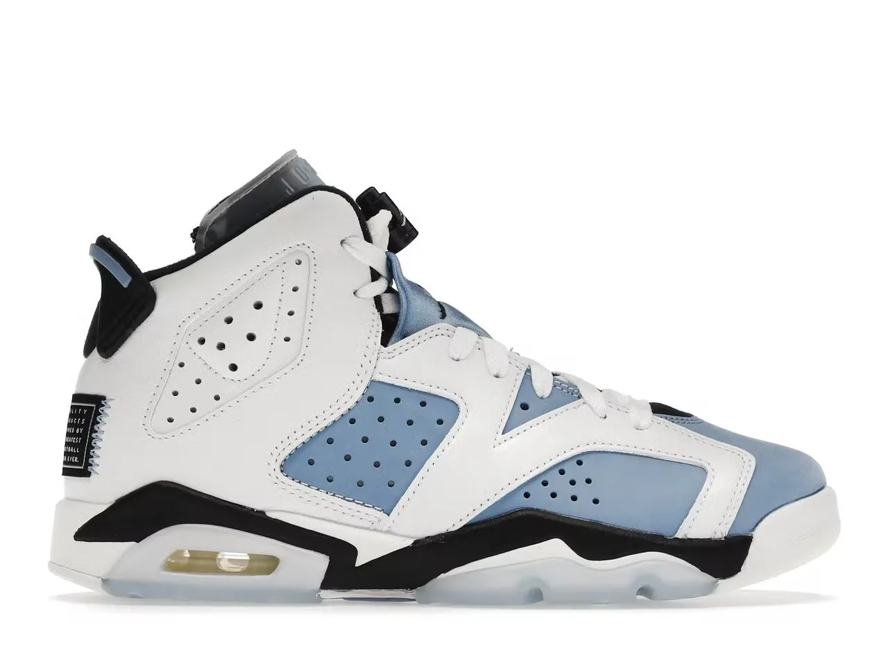 Air Jordan Retro 6 "UNC" White (GS)