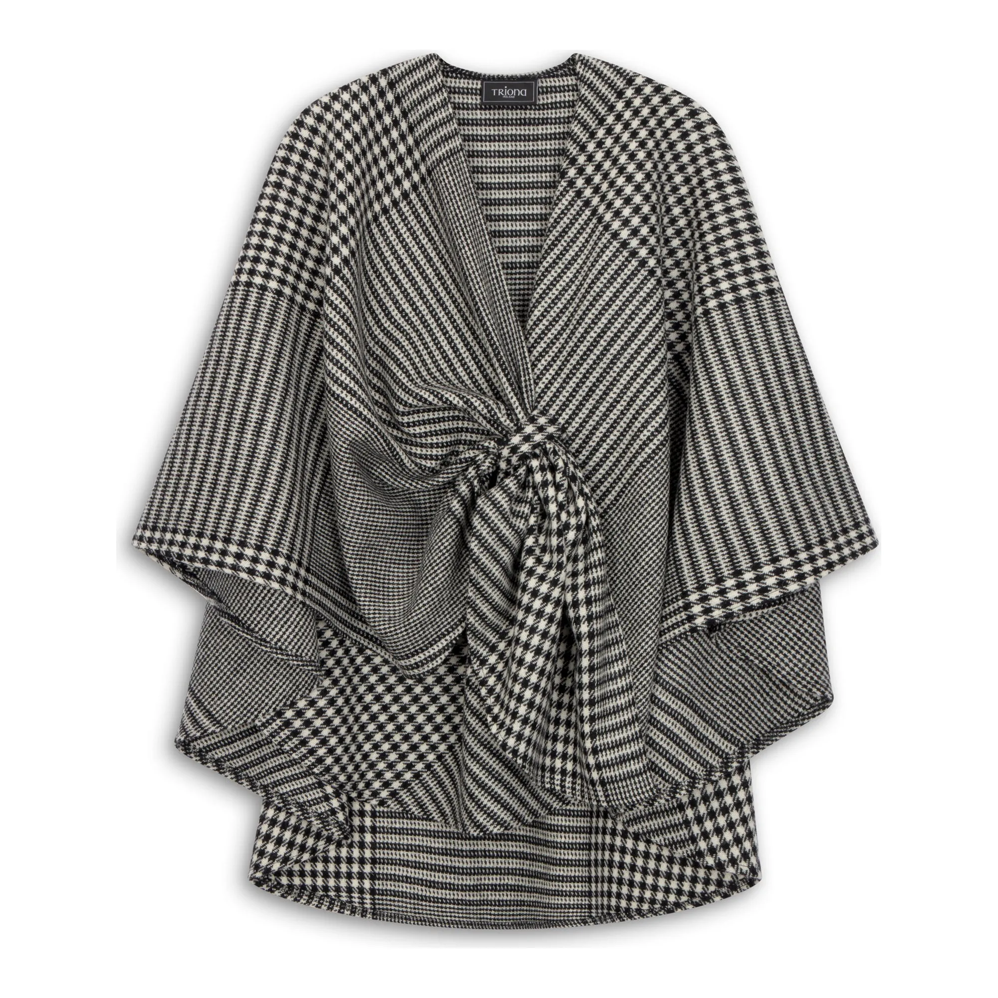 Anne Cape, Black and White Houndstooth