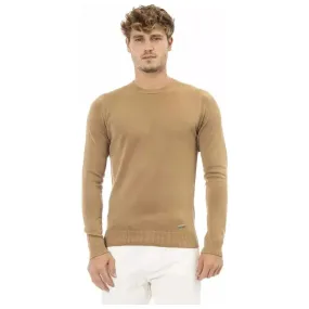 Baldinini Trend Beige Modal Men Sweater