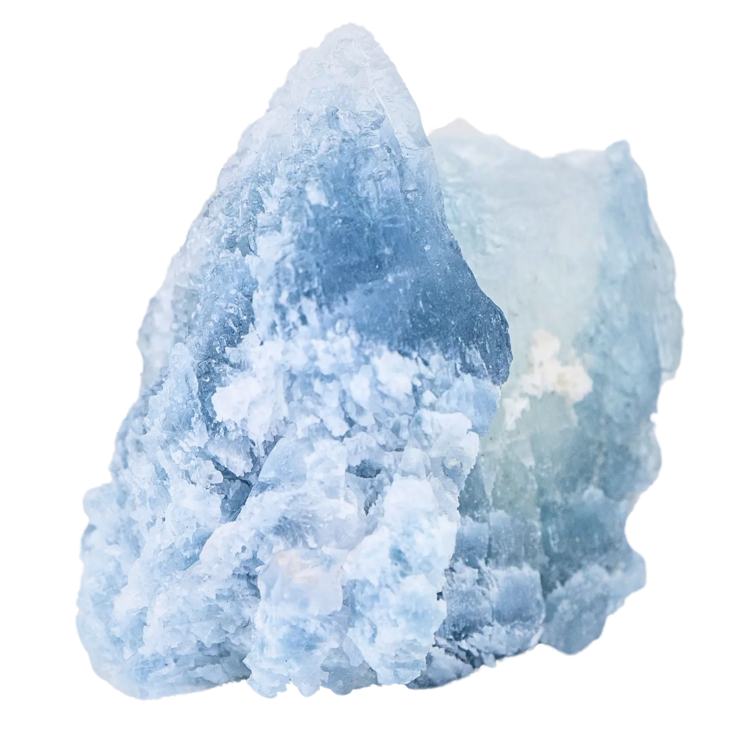 Blue Calcite with Celestite Crystal