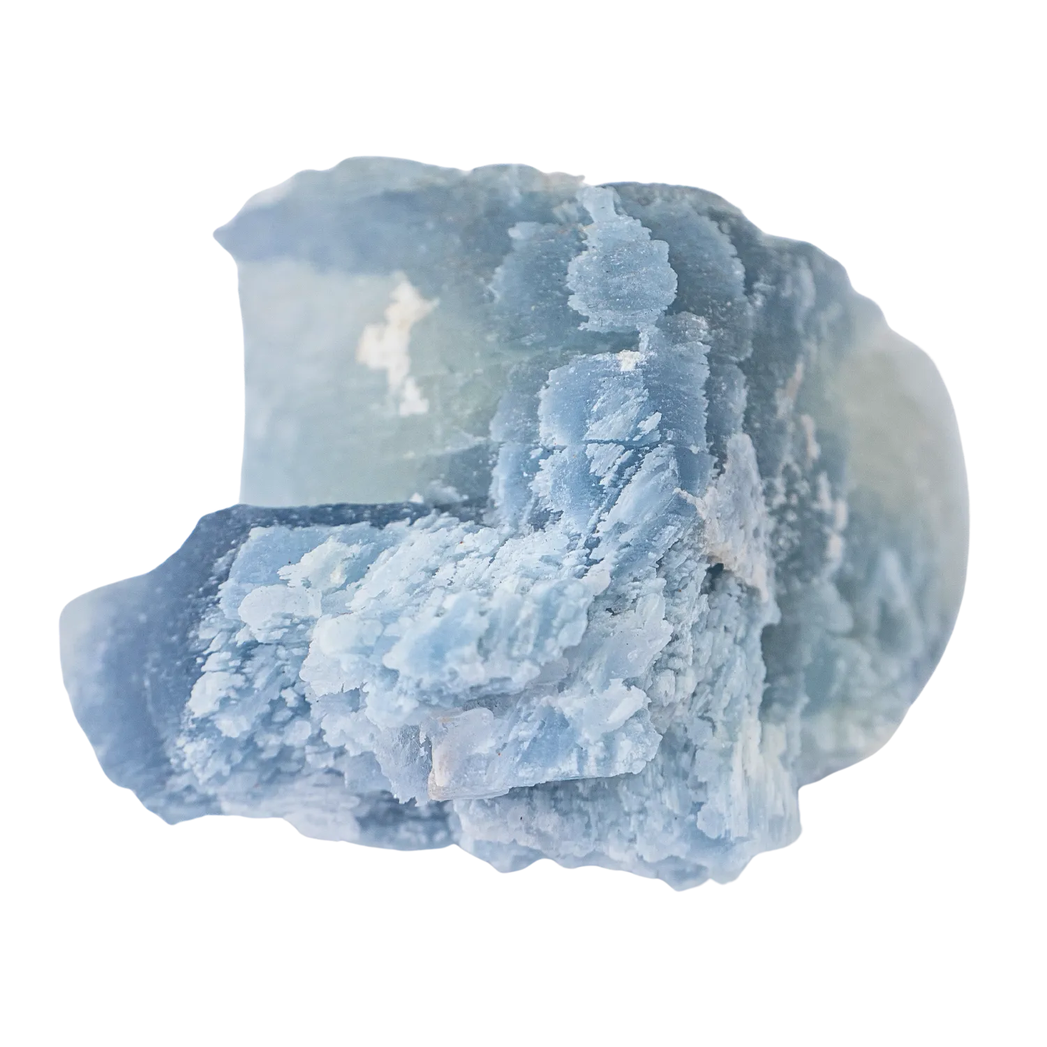 Blue Calcite with Celestite Crystal