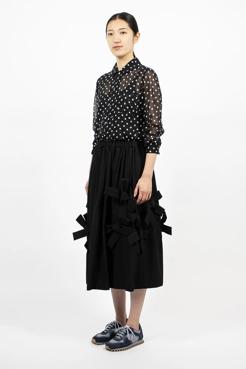 Bow Skirt Black