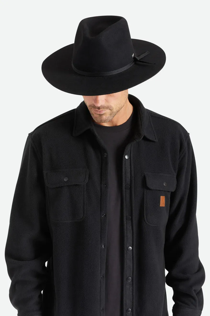 Brixton Cohen Cowboy Hat - Black