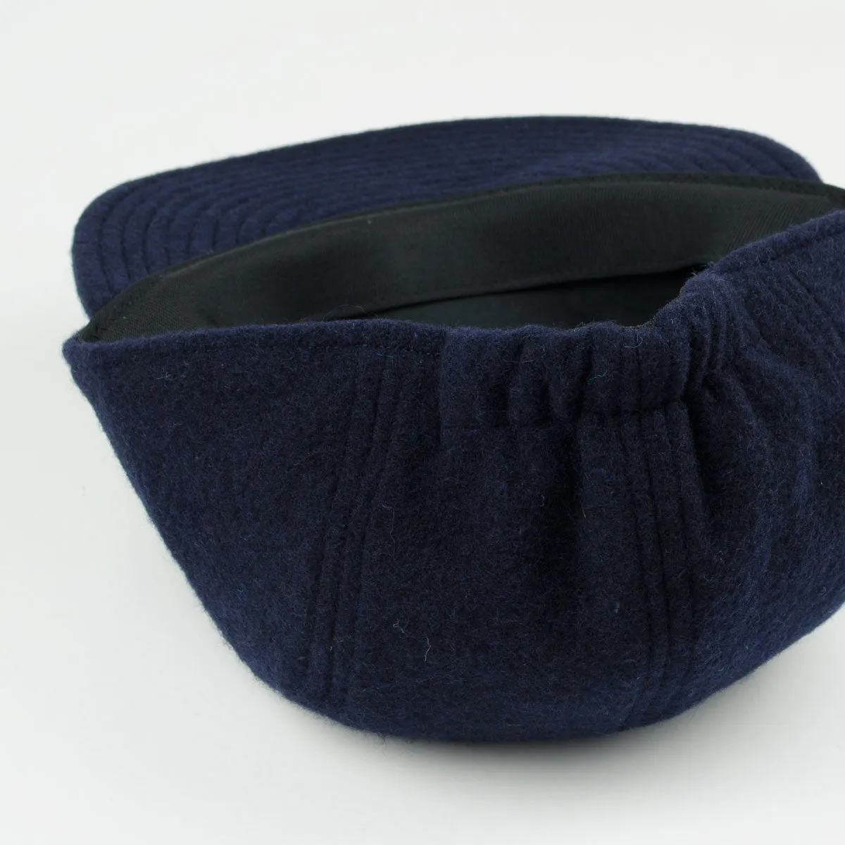 cableami - Wool Flannel Cap - Navy