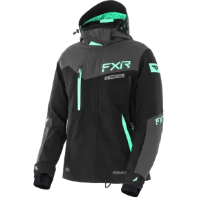 FXR Renegade Womens Jacket Black/Char/Mint