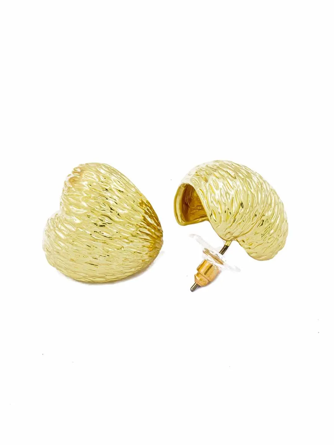 Gold Dan Heart Stud