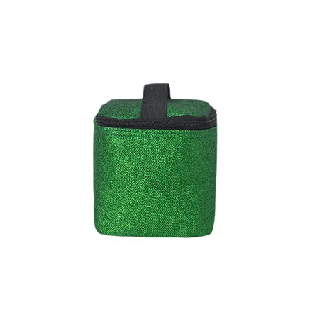 Green Glitter NGIL Cosmetic Case