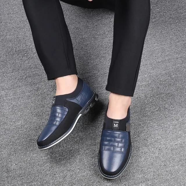 Hot Sale Men's Leather Slip On Shoes