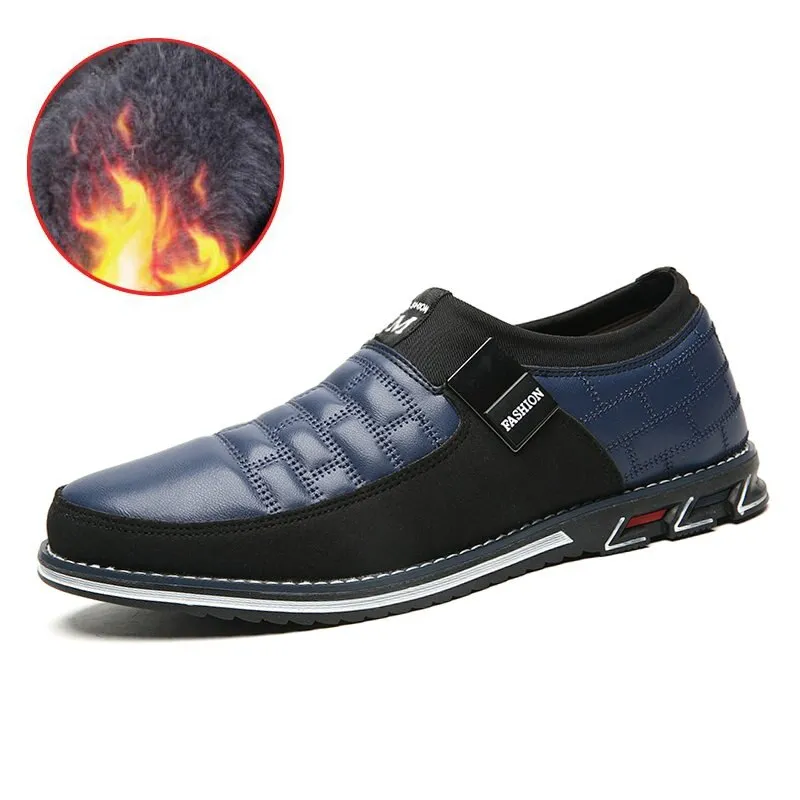 Hot Sale Men's Leather Slip On Shoes