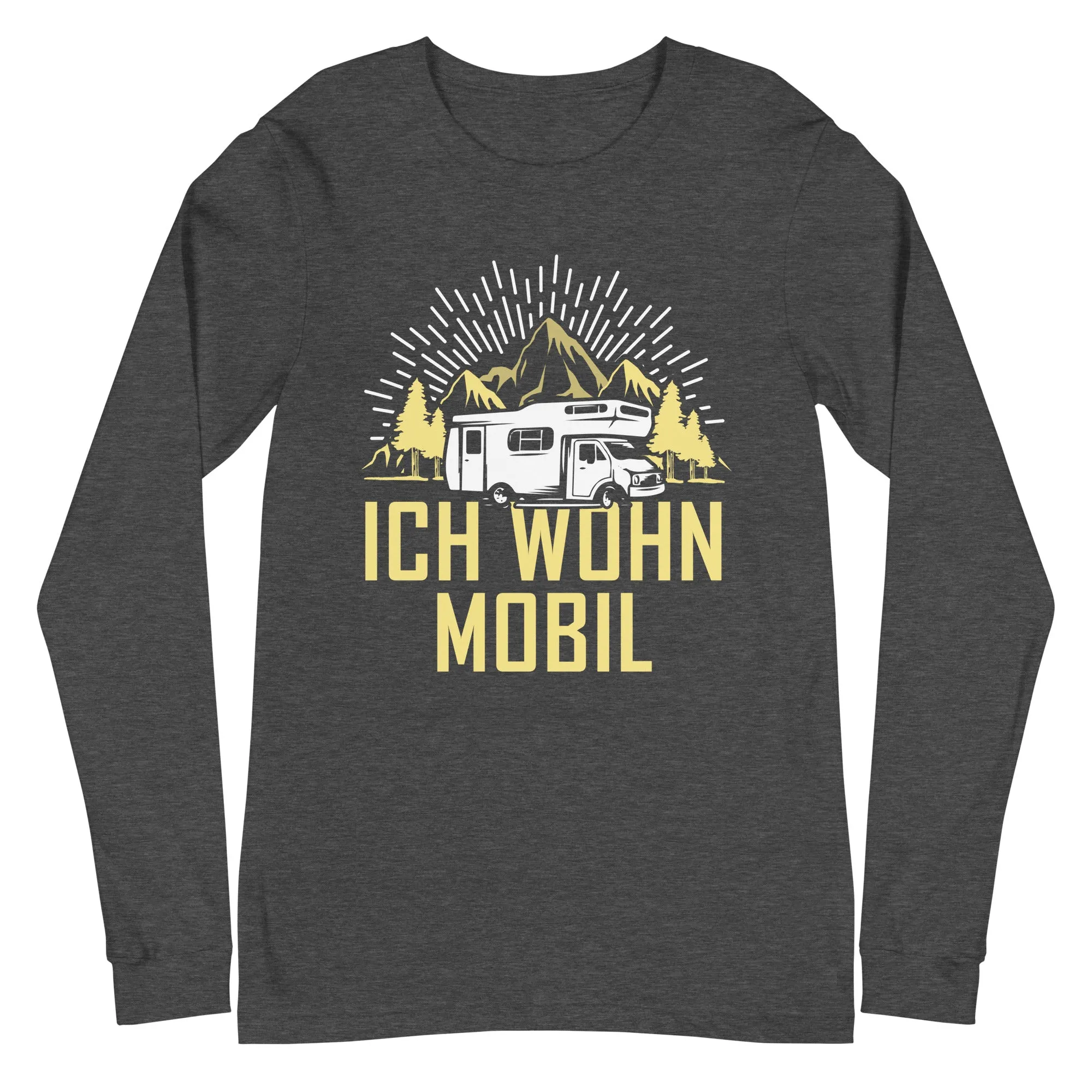 Ich wohn mobil - Longsleeve (Unisex)