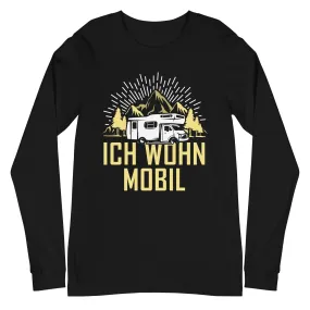 Ich wohn mobil - Longsleeve (Unisex)