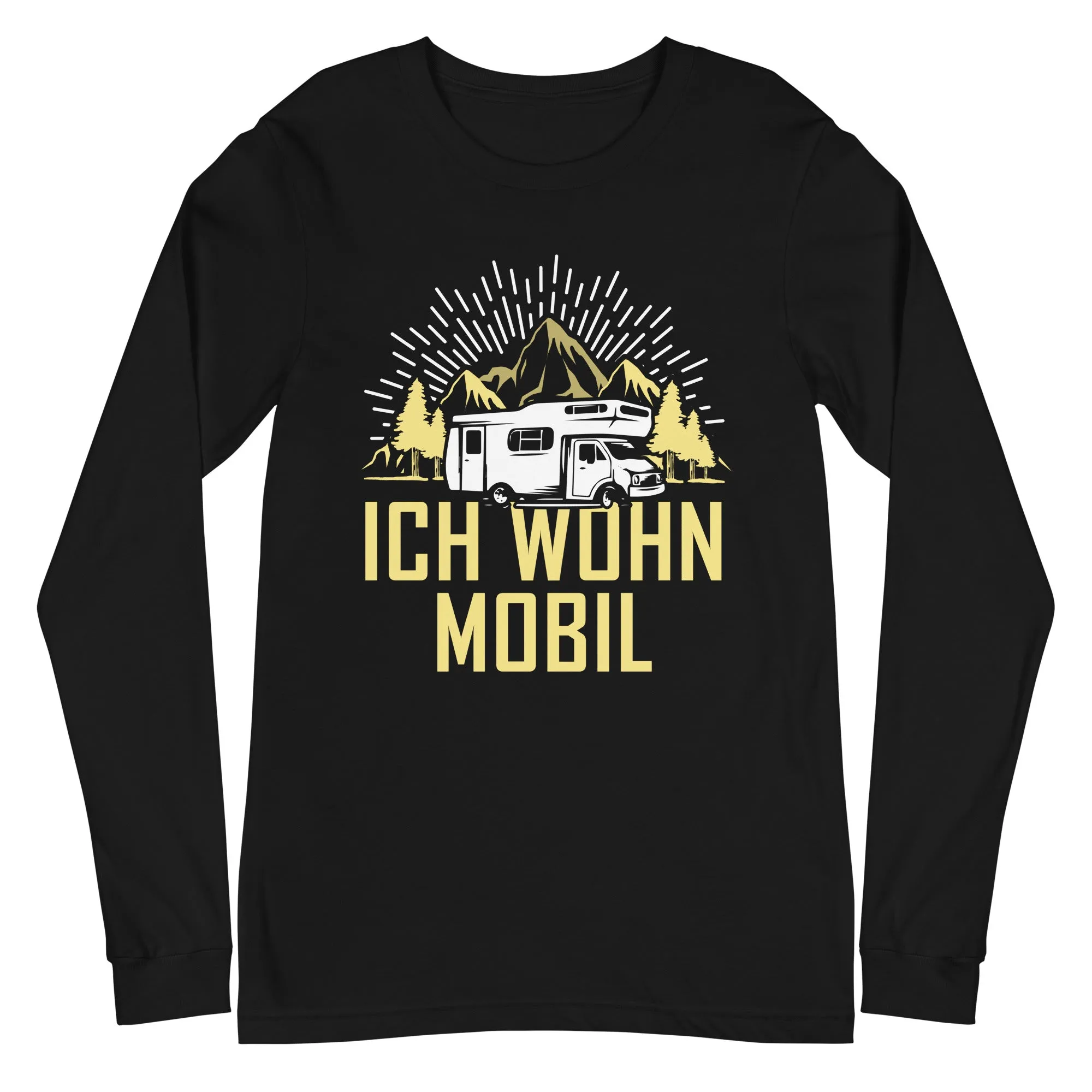 Ich wohn mobil - Longsleeve (Unisex)