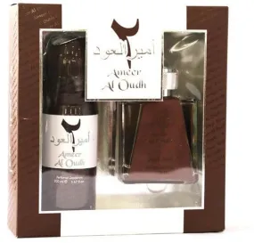 Lattafa Ameer Al Oud Giftset perfume for Men and Woman EDP 100 ml   Deo 200ml