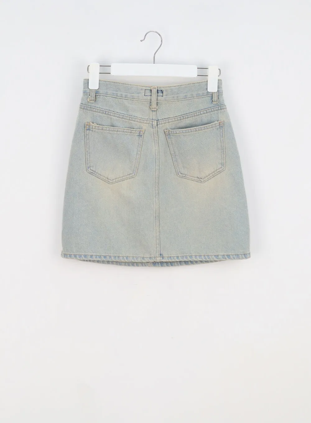 Light Denim Mini Skirt BY309