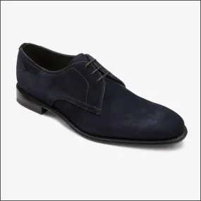 Loake Atherton Navy Suede Shoe*