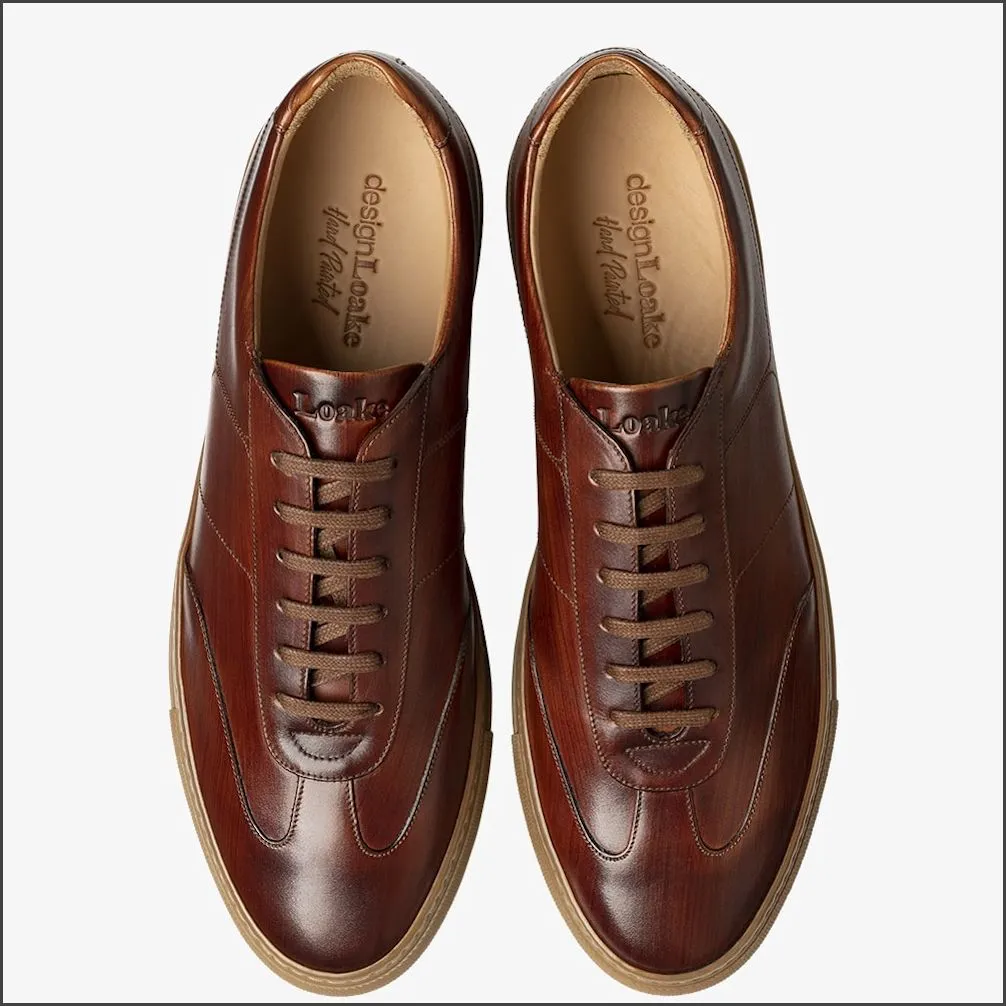 Loake Owens Chestnut Brown Sneaker Size 46 Only*