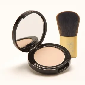 Market Live: Cashmere Powder - 3gm   Kabuki Brush Small by Genie Beauty (Ships in 2-3 Weeks)