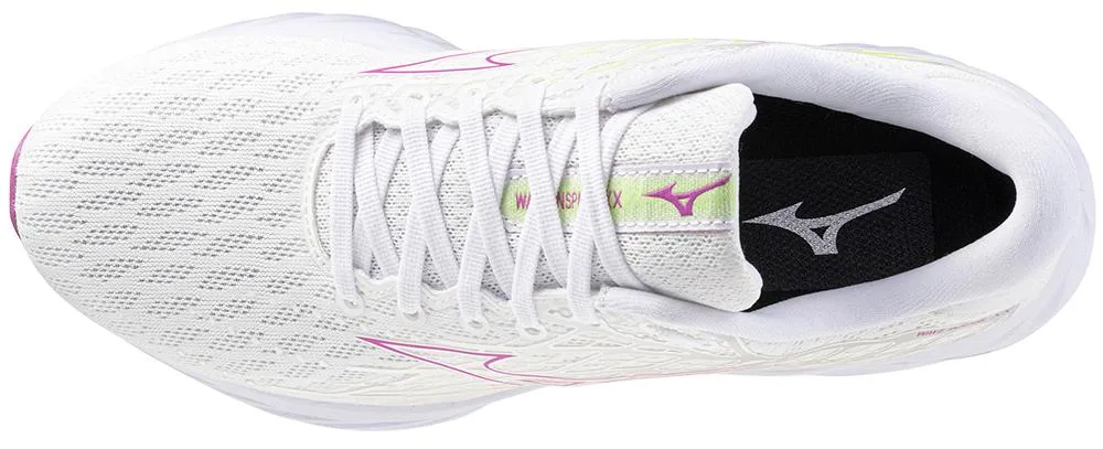 Mizuno Women's Wave Inspire 20 - White/Rosebud