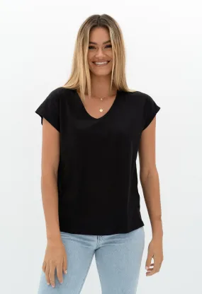 Must Have V-Neck Tee (Black)