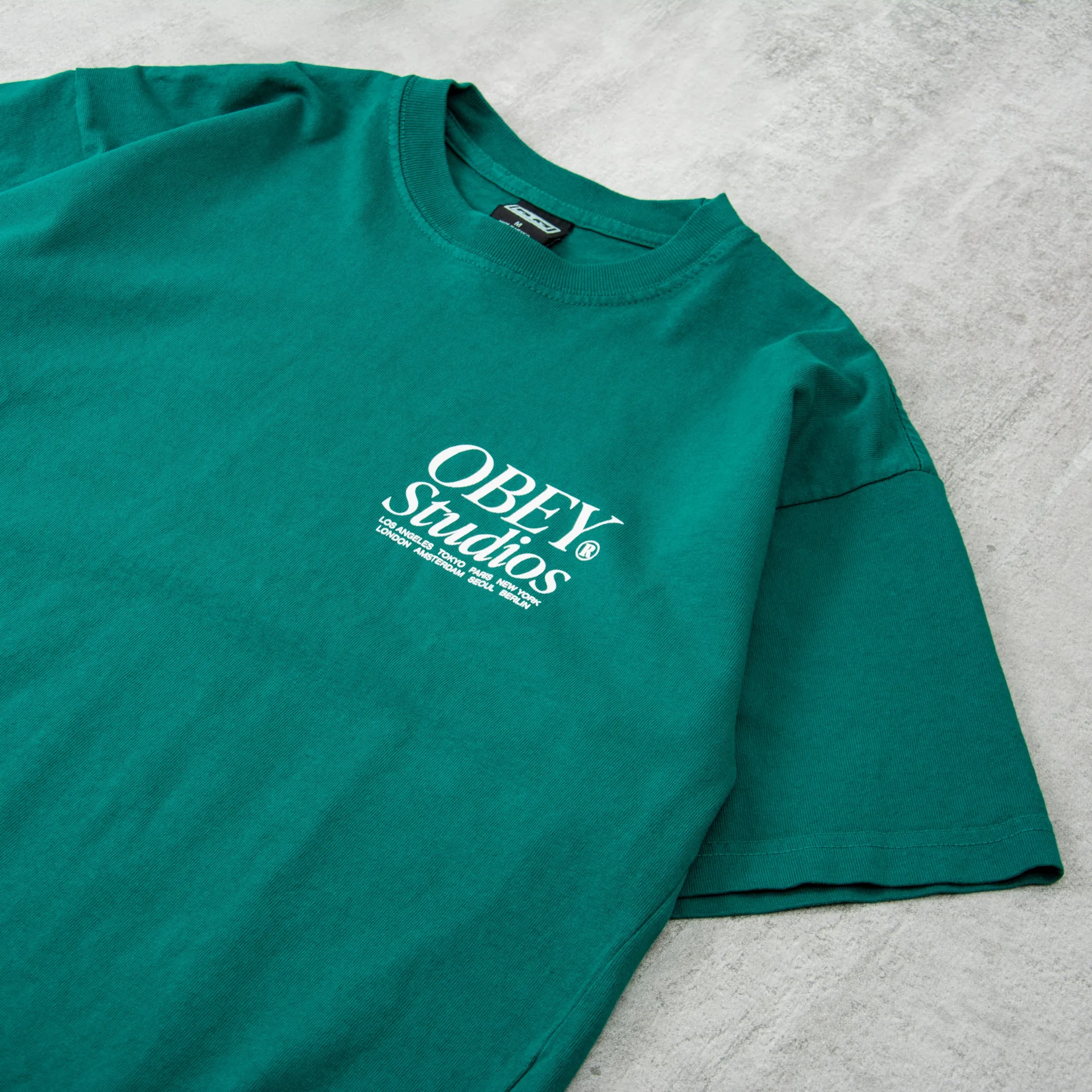 Obey Studios Icon Tee - Adventure Green