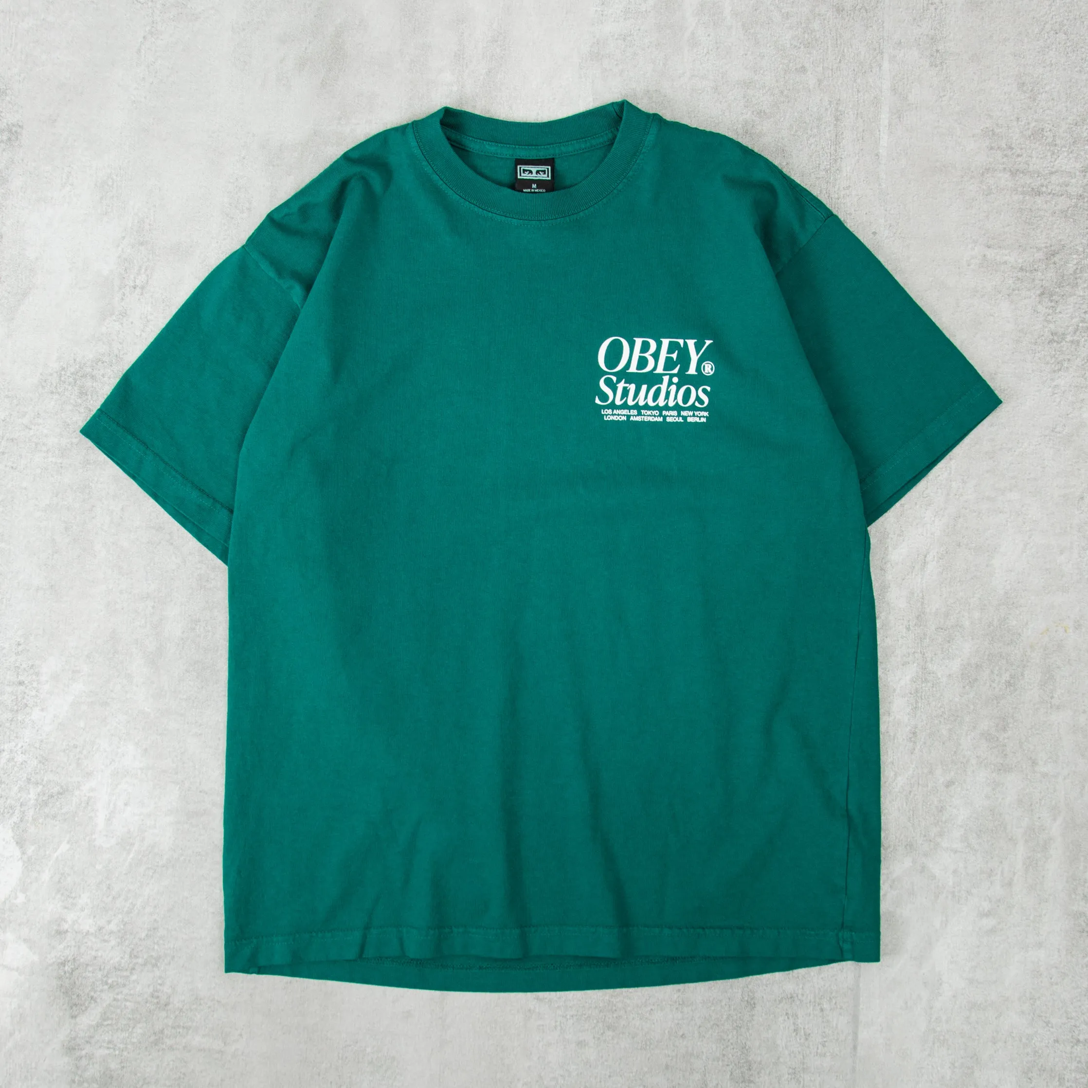 Obey Studios Icon Tee - Adventure Green