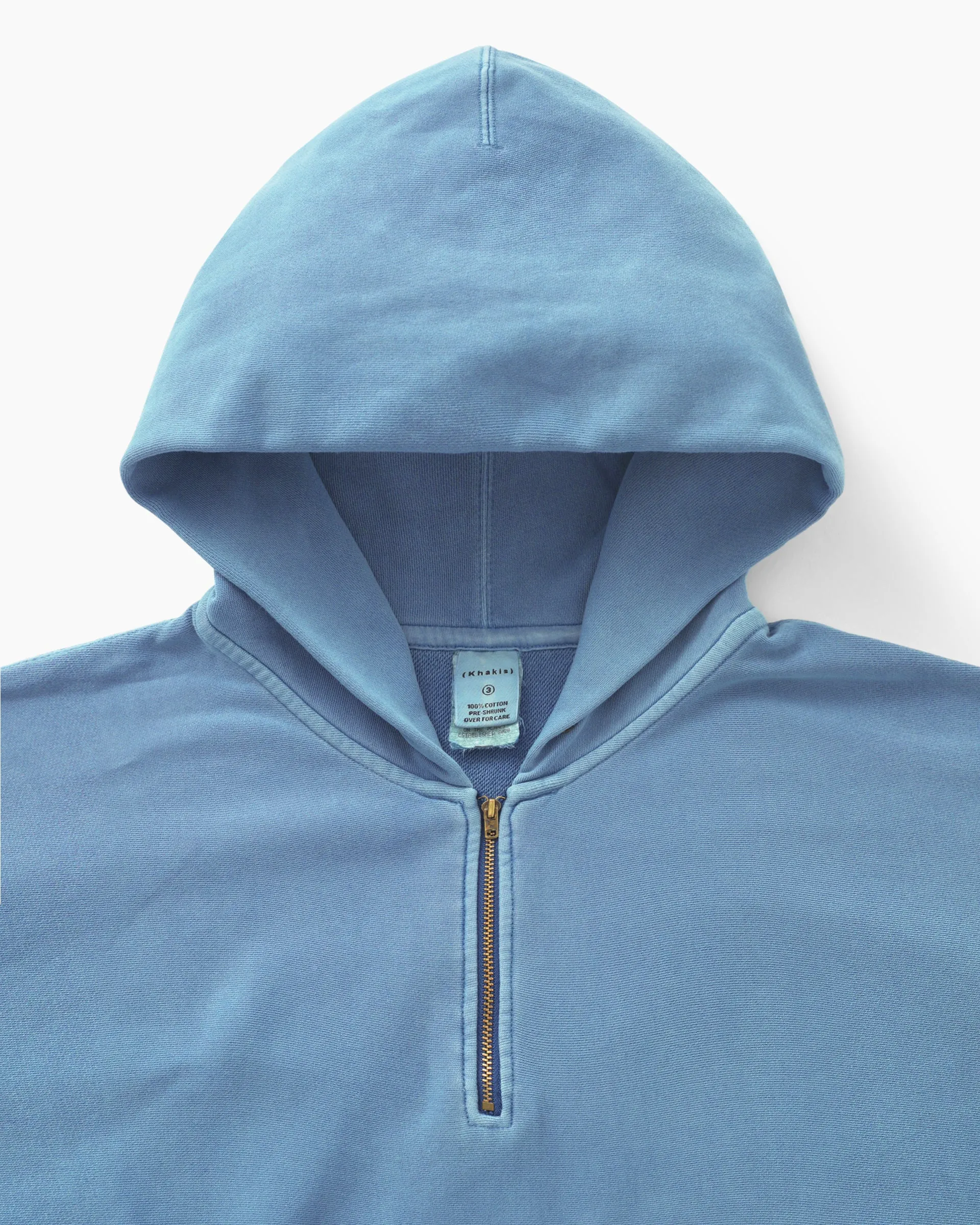 O.D Easy Zip Hoodie Light Blue