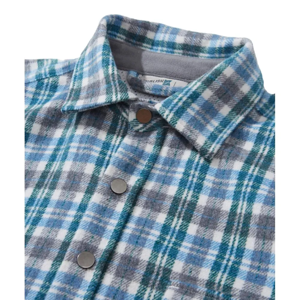 PUBLISH CHECK SHIRT-BLUE