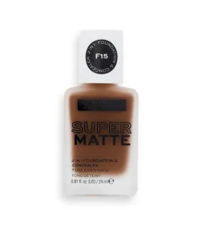 Revolution Relove - Base de maquillaje Super Matte - F15