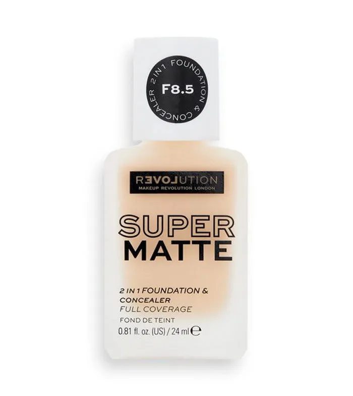 Revolution Relove - Base de maquillaje Super Matte - F8.5