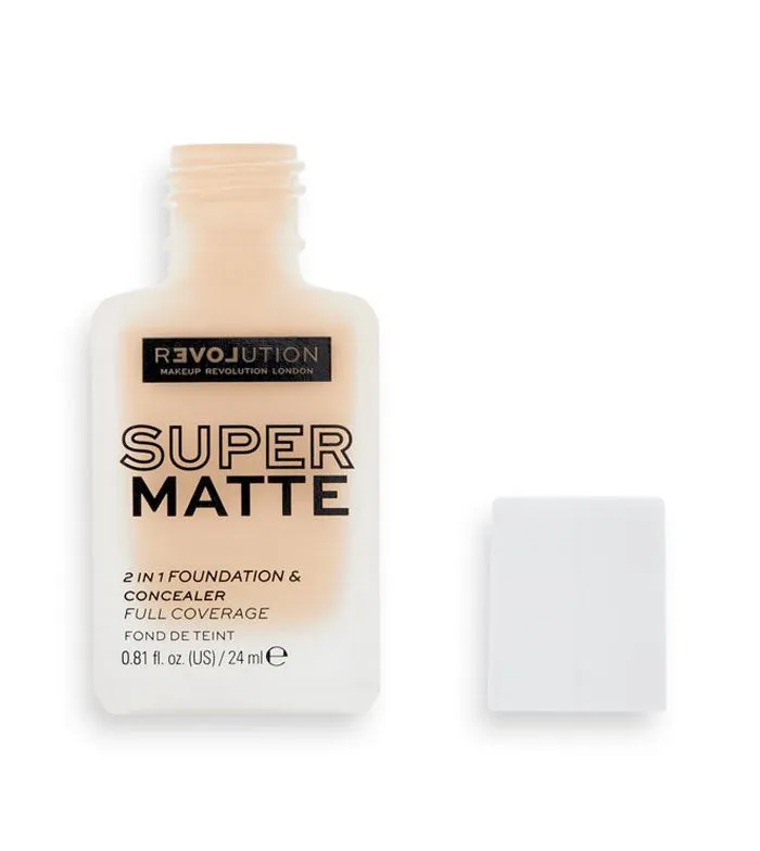 Revolution Relove - Base de maquillaje Super Matte - F8.5