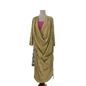 Sania Maskatiya Multi Print Scoop Neck Silk Kameez | Pre Loved |