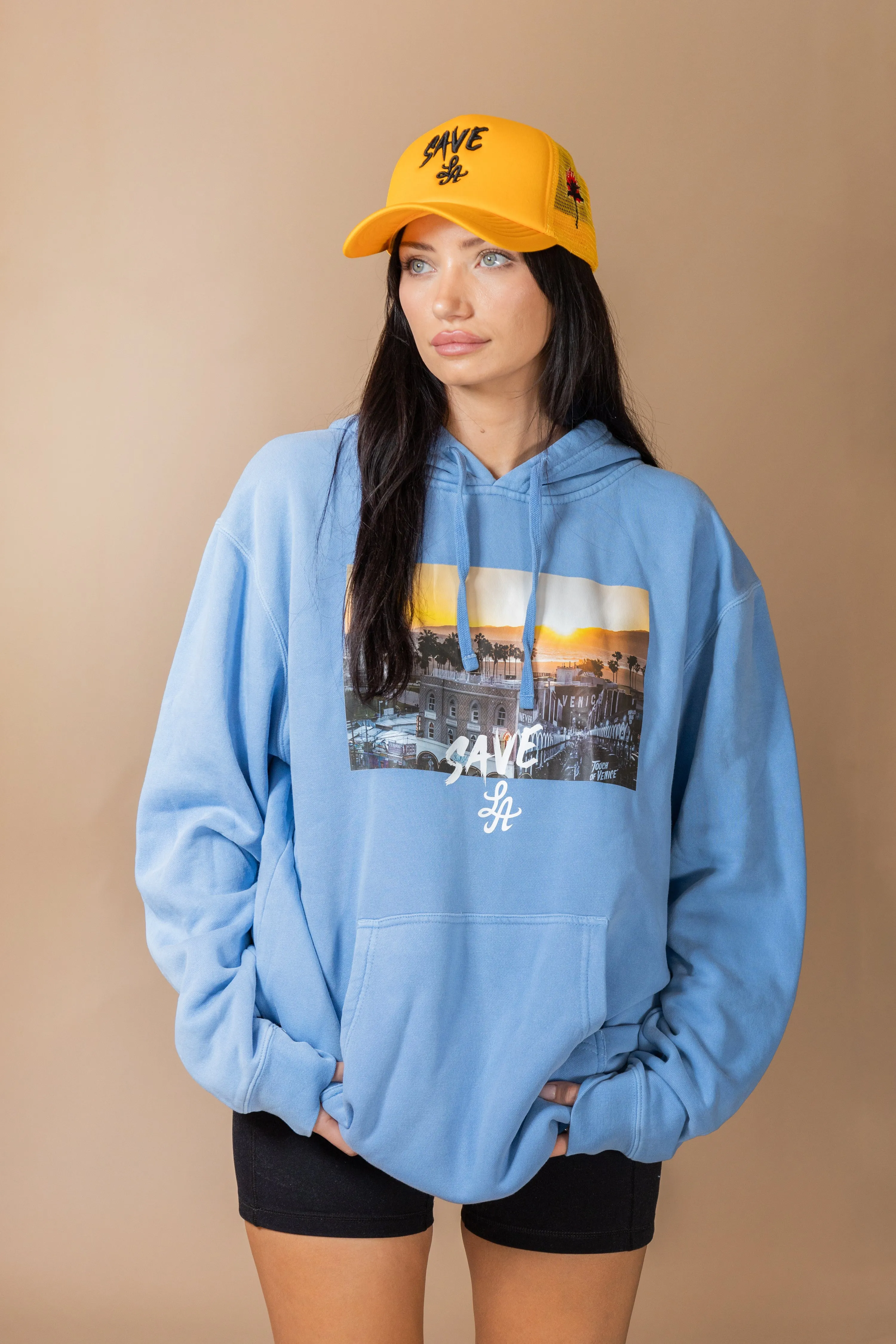 SAVE LA VENICE HOODIE - BLUE