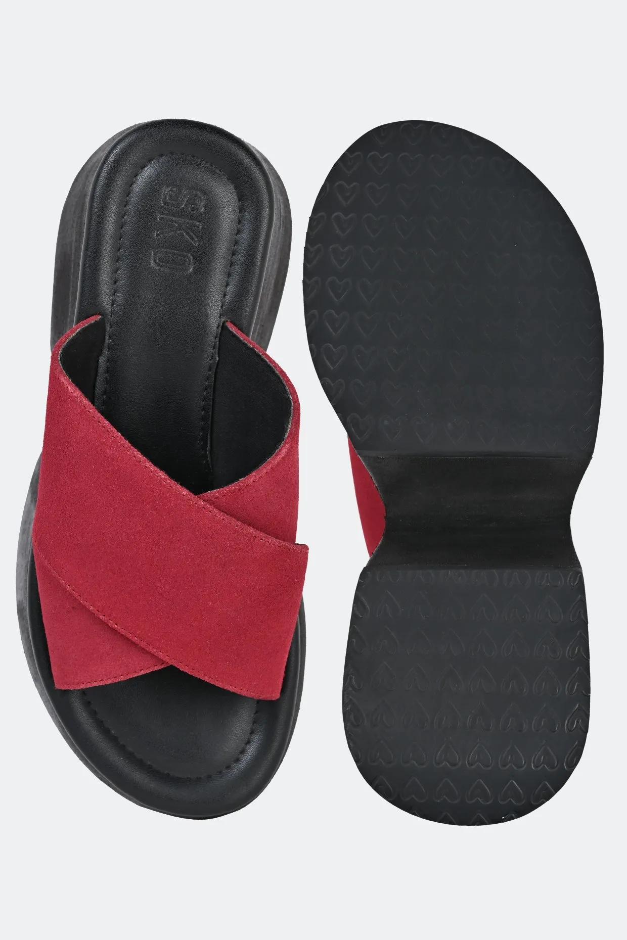 Siena Platforms in Red For Women