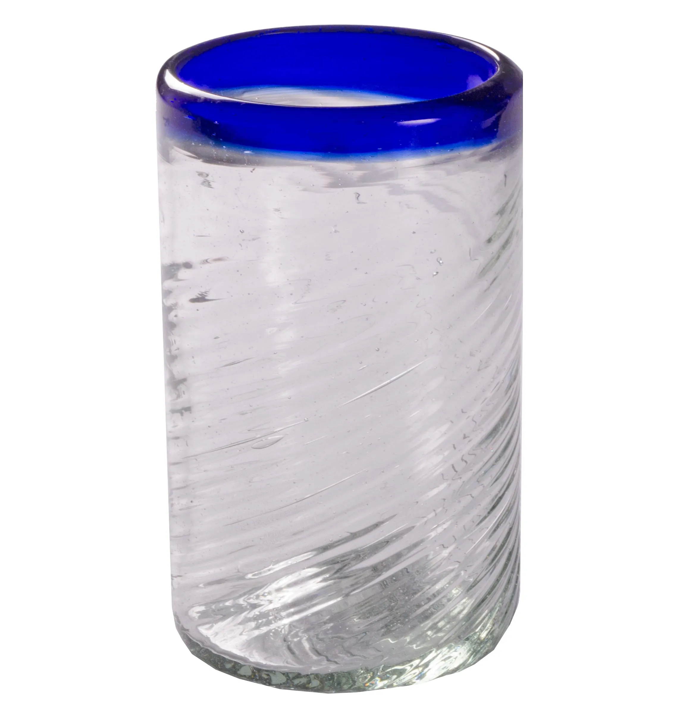 Tornado Cobalt Blue Rim Tumbler - 16 oz - Set of 6