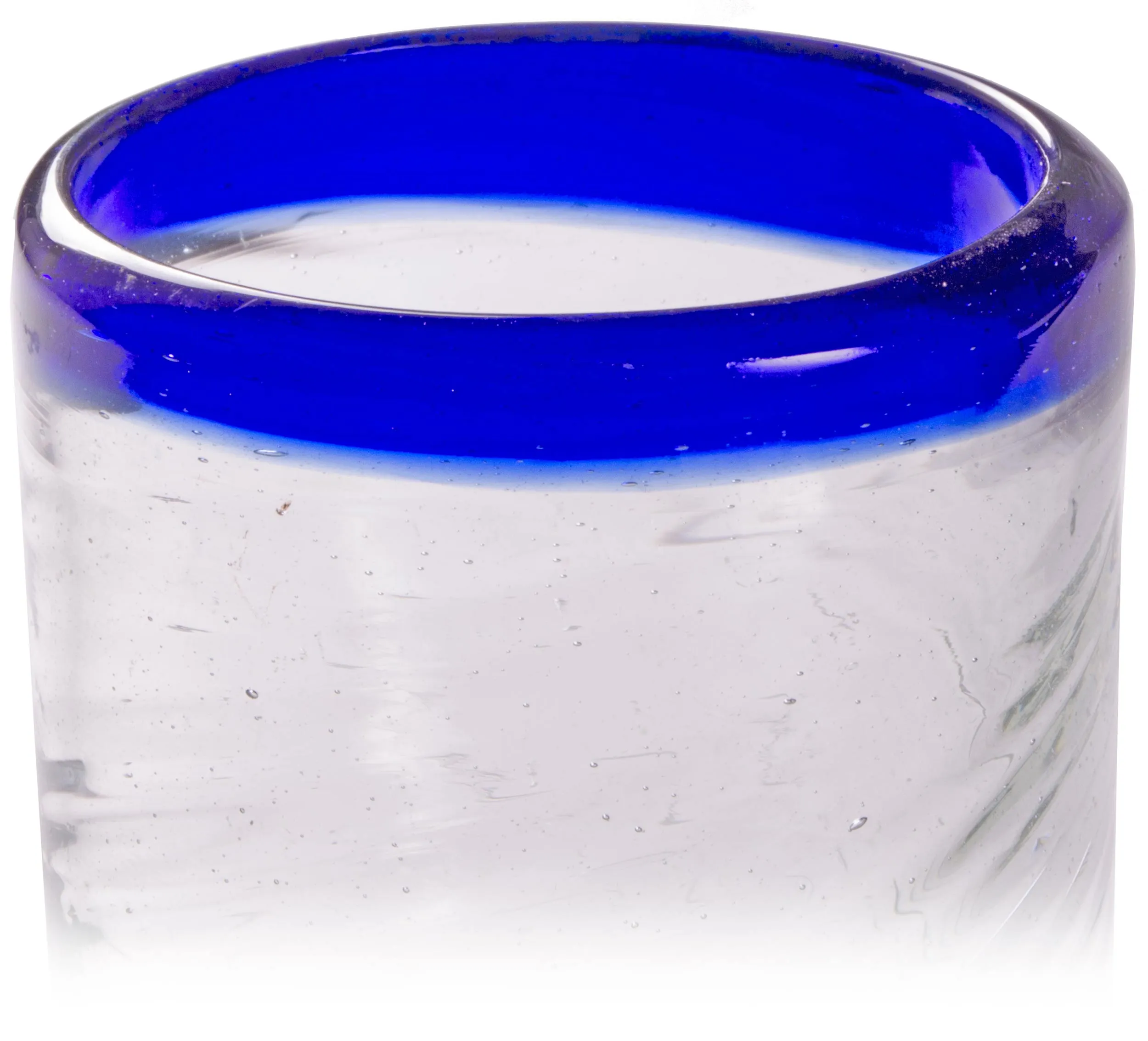 Tornado Cobalt Blue Rim Tumbler - 16 oz - Set of 6