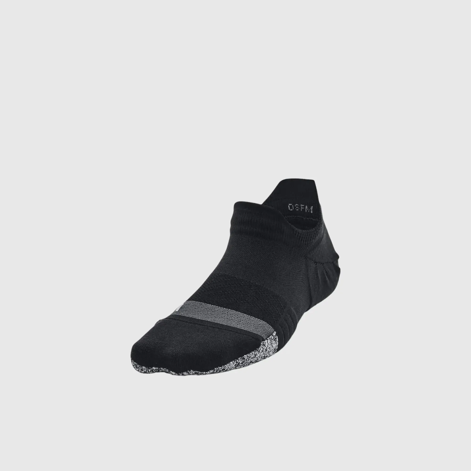 Under Armour Unisex BREATHE 2 NO SHOW TAB 2PK Black