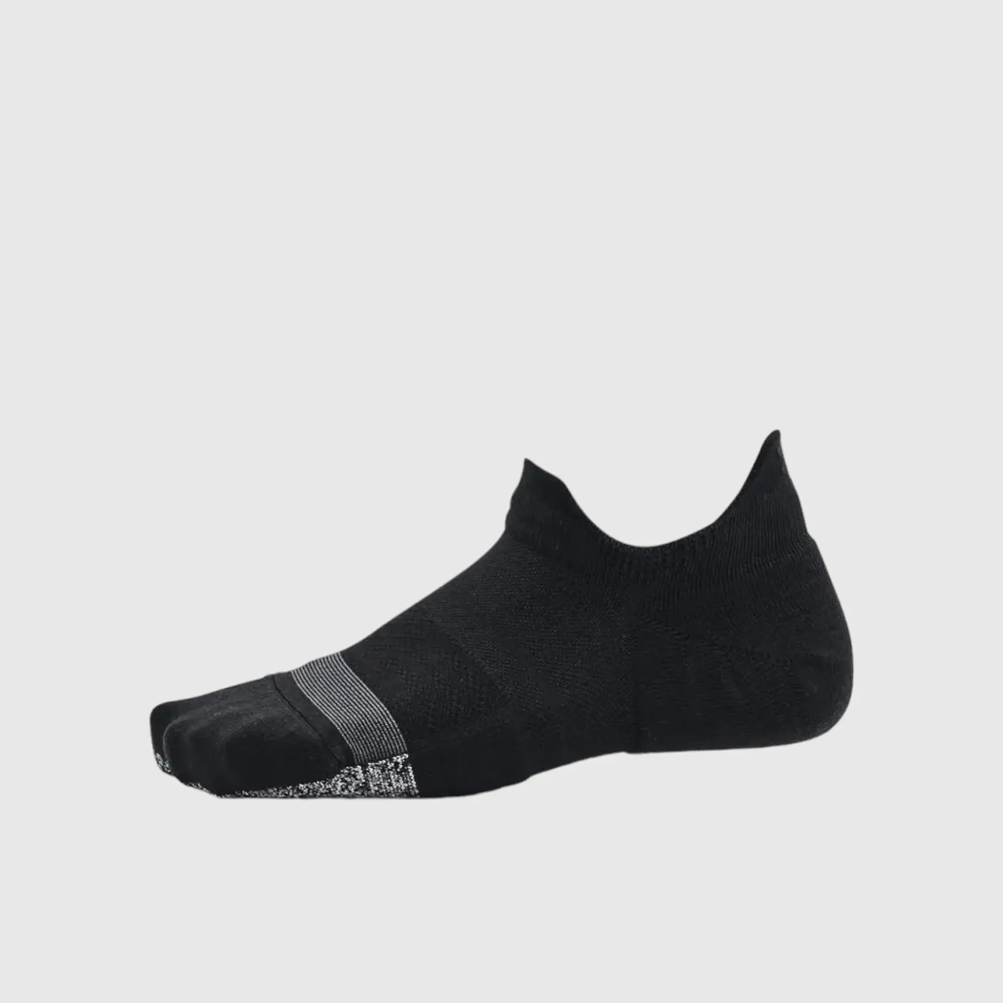 Under Armour Unisex BREATHE 2 NO SHOW TAB 2PK Black