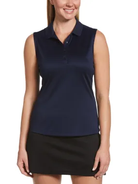 Womens Opti Dri Sleeveless Polo