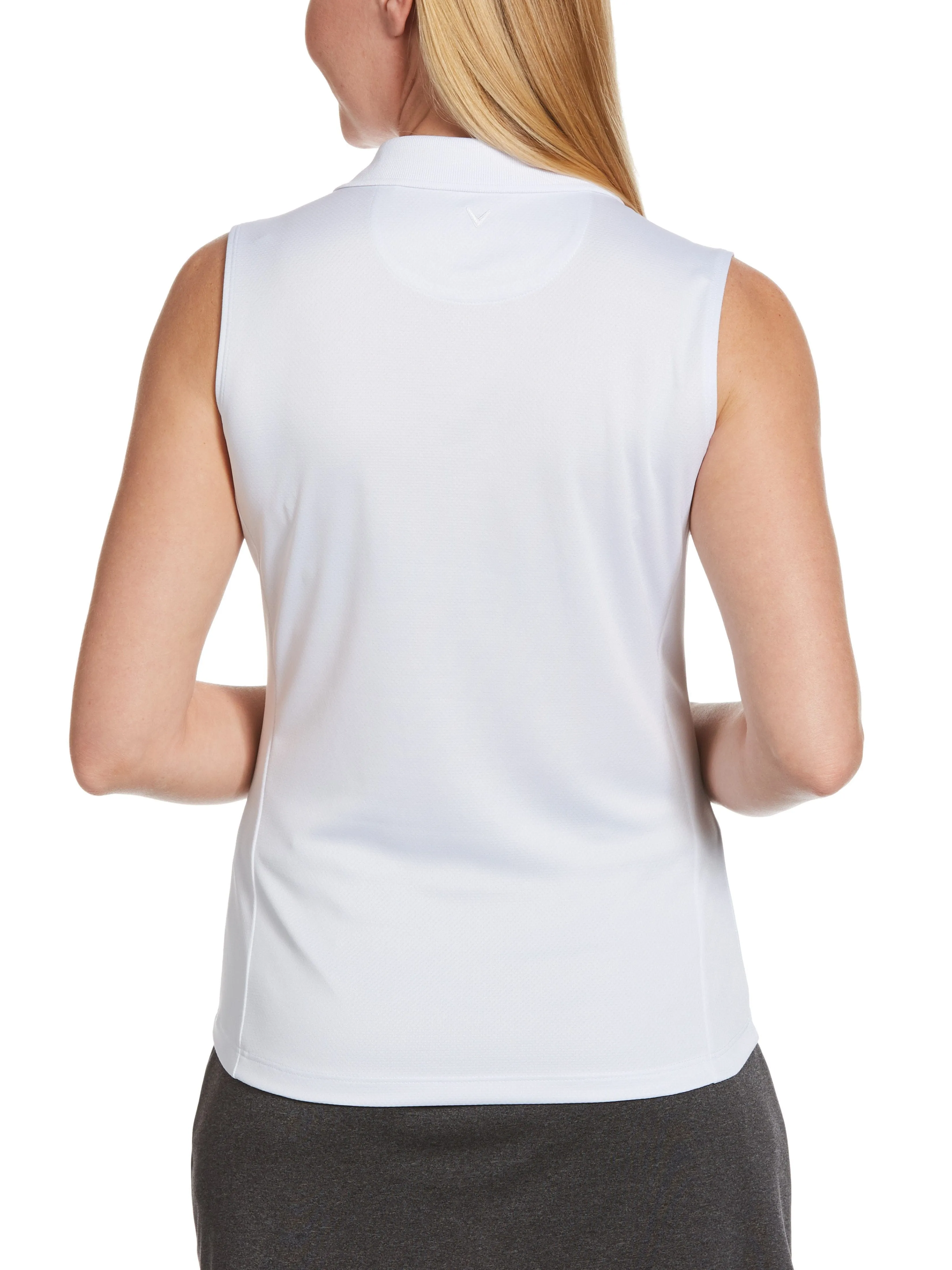 Womens Opti Dri Sleeveless Polo